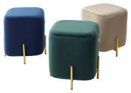 Пуф для гостиной ARES BLUVEL-78 GREEN / GOLD М-City фото 4