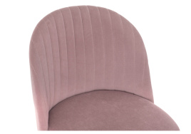 Стул на металлокаркасе Gabi 1 light purple / black фото 3