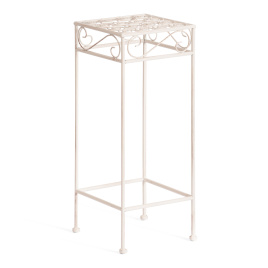 Набор столиков Secret de Maison Бьюти/Beauty 3шт металл, 30х70см/25х60см/20х50см, античный белый фото 1