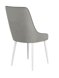 Стул DikLine 305 B22 GREY /ножки белые фото 2