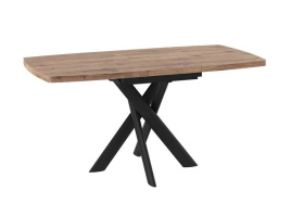 Стол Leonel-110 (110/145 х 80 / дуб велингтон / черный) фото 2