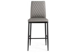 Барный стул Teon gray / black фото 2