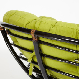 Кресло Папасан/Papasan (23/01 W) /с подушкой и ремешками/ диаметр подушки 125см, 115х101х104см, анти фото 5