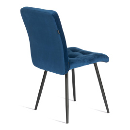 Стул обеденный Medeo велюр, 47х56х89, Blue (синий) фото 5