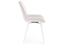 Стул на металлокаркасе Седа К крутящийся молочный / белый фото 5