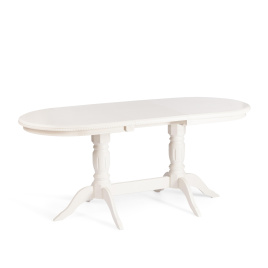 Стол COPPOLA бук, мдф, 140+40x80x77см, Ivory white фото 4