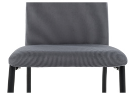 Стул на металлокаркасе Tod gray / black фото 4