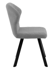 Стул DikLine 339 поворотный B22 GREY, ножки черные фото 2