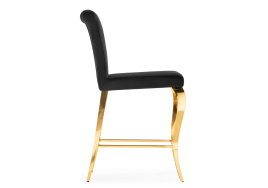 Барный стул Joan black / gold фото 4