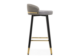 Барный стул Kardial gray / black фото 3