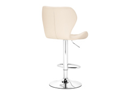 Барный стул Porch chrome / beige фото 4