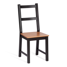 Стул Соната / Sonata chair массив сосны, 41х50х95 см, антик/чёрный фото 1