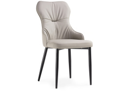 Стул на металлокаркасе Neli beige / black фото 1