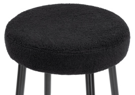 Барный стул Plato black fabric фото 3