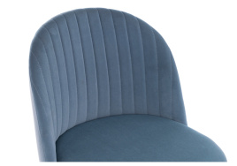 Стул на металлокаркасе Gabi blue / black фото 4
