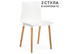 Пластиковый стул Кобе 2 шт белый фото 1