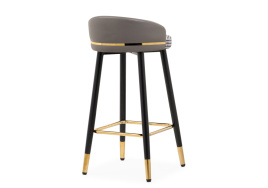 Барный стул Kardial gray / black фото 4