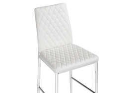 Барный стул Teon white / chrome фото 5