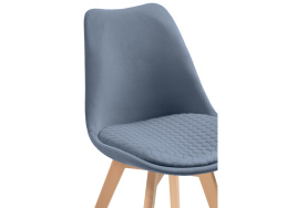 Стул деревянный Bonuss blue / wood фото 5