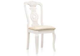 Стул деревянный Lomar butter white фото 1