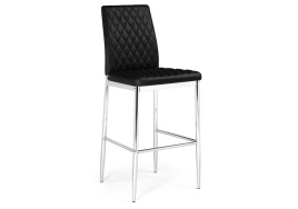 Барный стул Teon black / chrome фото 1