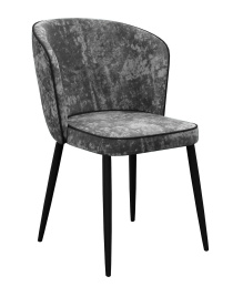 Стул DikLine 347 M14 серый, ножки черные фото 1