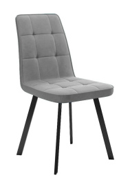 Стул DikLine 207 B22 GREY /ножки черные фото 1