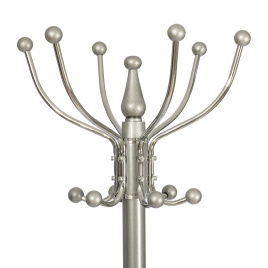 Вешалка Bara/Бара (мод. GH-8606) металл/хром/мрамор, белый/серый, 37х37х175см фото 3