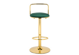 Барный стул Lusia green / gold фото 2