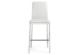 Барный стул Teon white / chrome фото 2