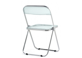 Пластиковый стул Fold складной clear gray-blue фото 5