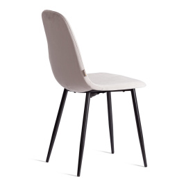 Стул Breeze/Бриз (мод. JSC-58) велюр/металл, 44х53х86см, светло-серый HLR14/черный фото 3