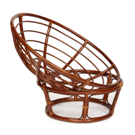 Кресло Папасан/Papasan (23/01 W) /с подушкой и ремешками/ диаметр подушки 122см, 115х101х104см, пека фото 2