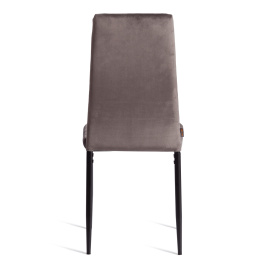 Стул Easy (mod. JSC02-1) металл, флок, 41 х 52 х 96 см, Dark grey (темно-серый) HLR24 / черный фото 5