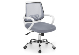 Компьютерное кресло Ergoplus light gray / white фото 5