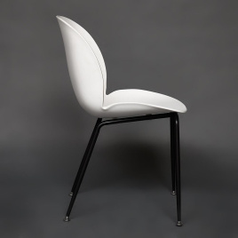 Стул Beetle Chair (mod.70) / 1 шт. в упаковке металл/пластик, 46*57,5*86см, белый фото 3