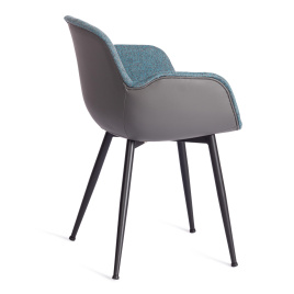 Кресло VALENTINO (mod. PC45-2) / 1 шт. в упаковке металл/экокожа/ткань, 55 х 58 х 81 см, Turquoise ( фото 3