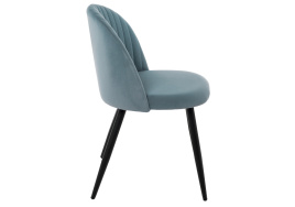 Стул на металлокаркасе Gabi 1 light blue / black фото 4
