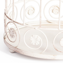 Цветочница Secret de Maison Селл/Cell (мод.PL08-10003) металл, 25х52см/20х45см, античный белый фото 4