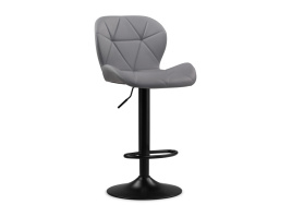 Барный стул Trio light gray / black фото 1