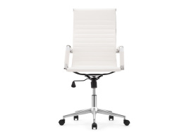 Компьютерное кресло Reus pu white / chrome фото 3
