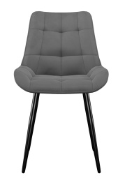 Стул DikLine 206М B22 GREY, ножки черные фото 3