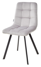 Стул CHILLI SQUARE BLUVEL-03 LIGHT GREY, велюр М-City фото 1