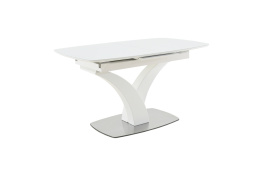 Стол Нотр Дам MODERNE стекло OPTIWHITE 1400(1800)*850, Белый фото 3