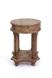 Кофейный стол Бомбей - 1149  палисандр, 45*45*60 см, Natural tinted (натуральный тонированный) фото 2