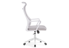 Компьютерное кресло Rino light gray / white фото 4