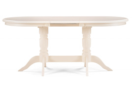 Стол деревянный Эритрин овальный бежевый фото 3