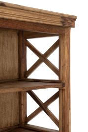 Шкафы для книг (набор 3 шт.) Бомбей-0761A массив палисандра, 90х40х176/75х35х151/60х30х121см, натура фото 4