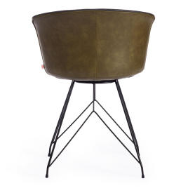 Стул KRANZ (mod. 9322М) / 1 шт. в упаковке экокожа / пластик , 53 х 55 х 45 х 76,5, Grey (Cерый) 7 / фото 4
