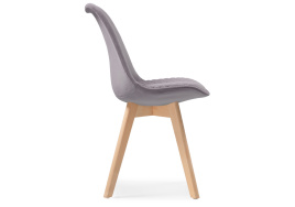 Стул деревянный Bonuss light gray / wood фото 3